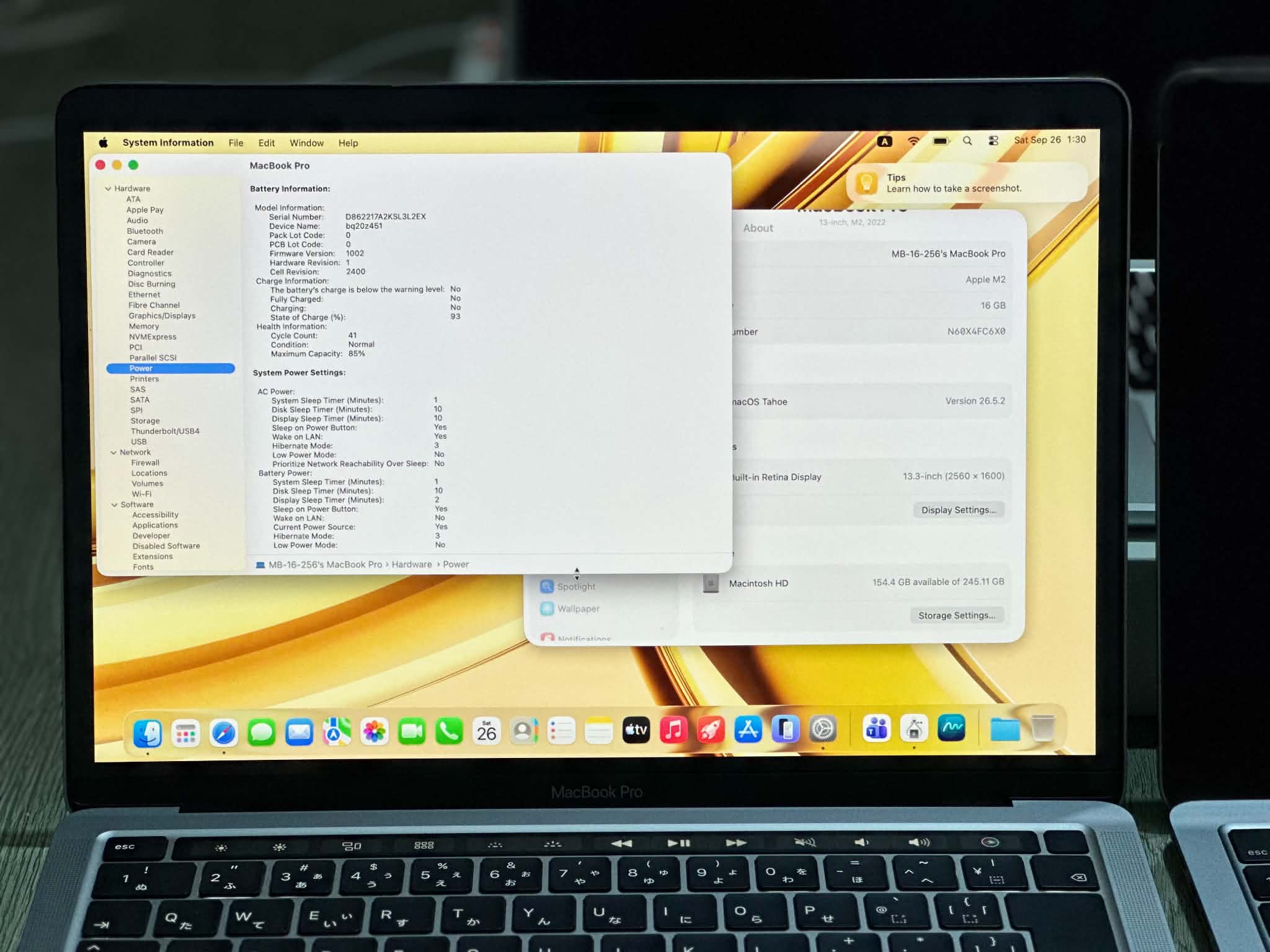 Macbook Pro M2 16/256GB - Image 2